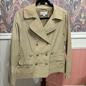 Merona Women's Beige Double-Breasted Coat